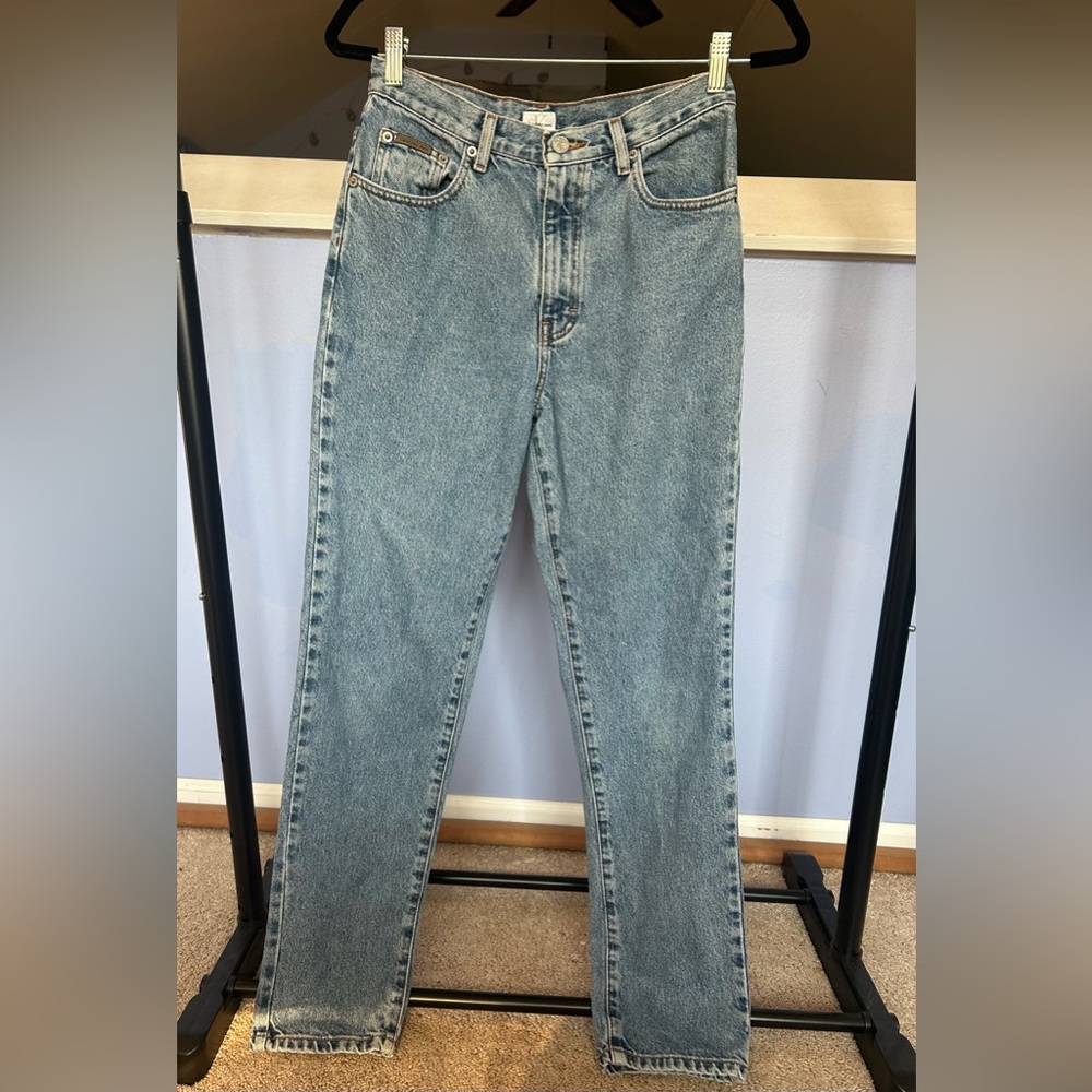 Calvin Klein Vintage 90s Classic Fit Jean High-Rise Double Stone Wash